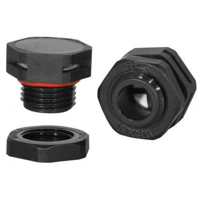 m16x1.5 pa66 black