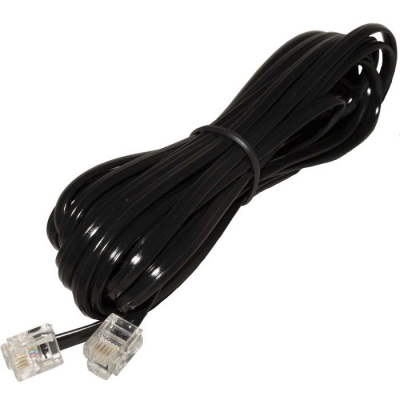 rj-11 (6p-4c) 7m. black