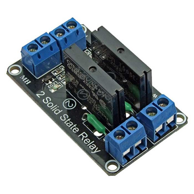 2-ch 5v solid-state relay(red)