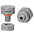 m8x1.25 pa66  grey