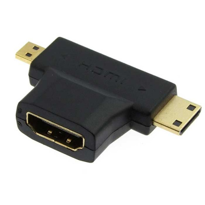 hdmi f to mini hdmi + micro hdmi